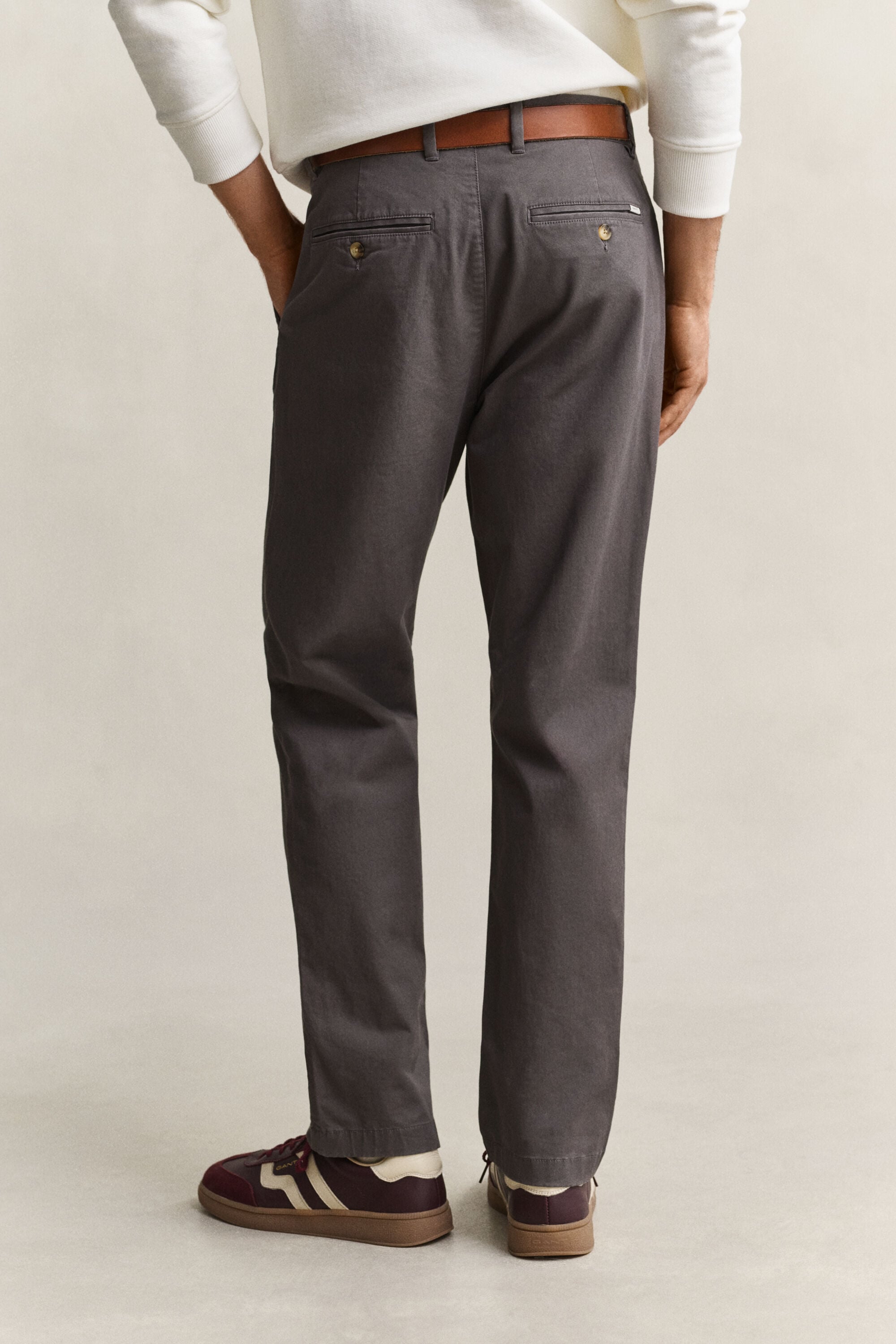 Pantalon chino classique coupe regular