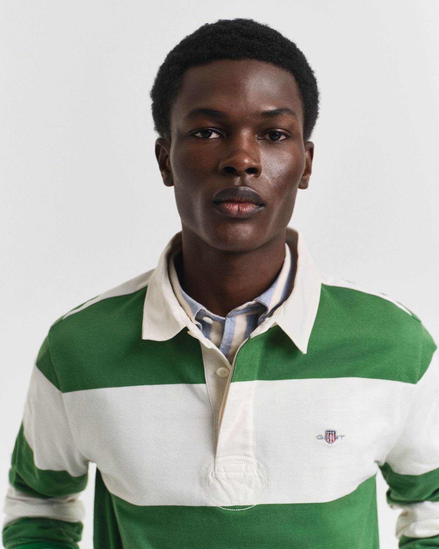 Heavy Rugger à rayures en colour-block