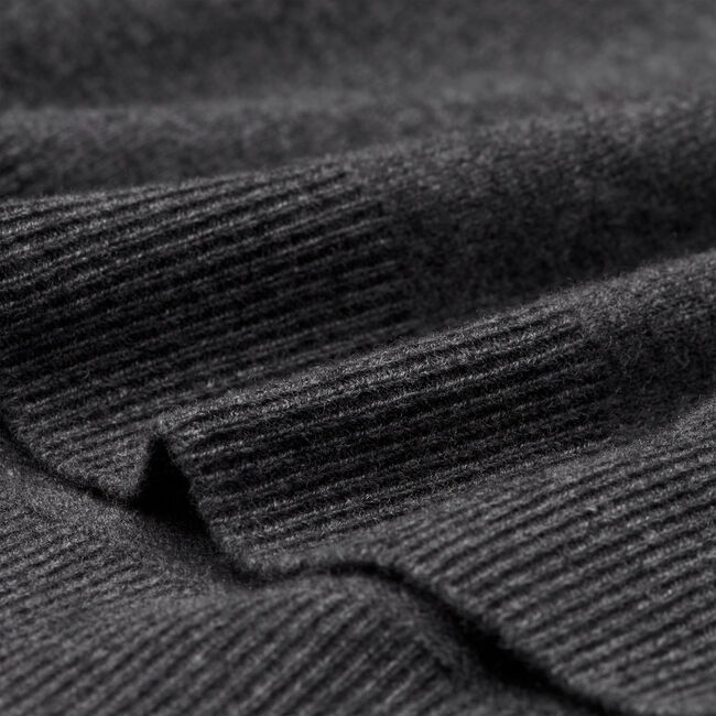 Pull en laine d'agneau ultrafine &agrave; demi-zip