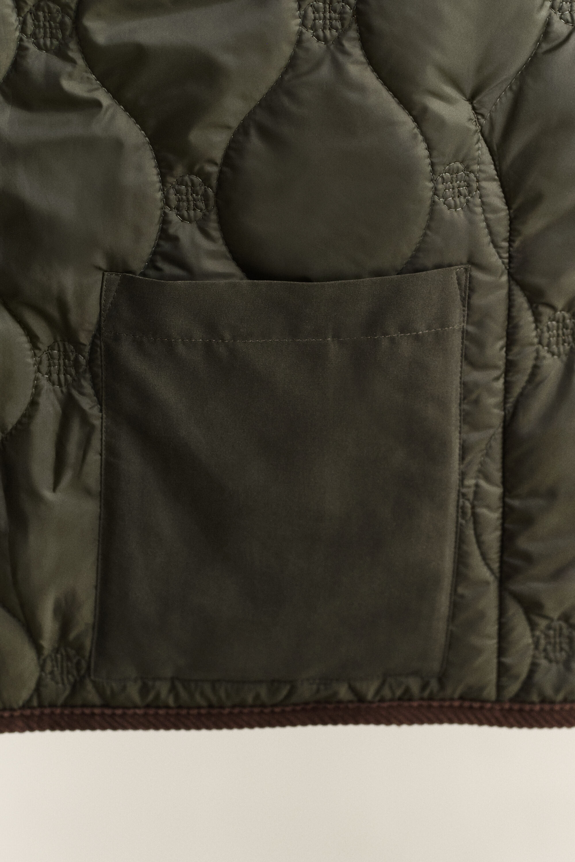Veste matelassée avec monogramme