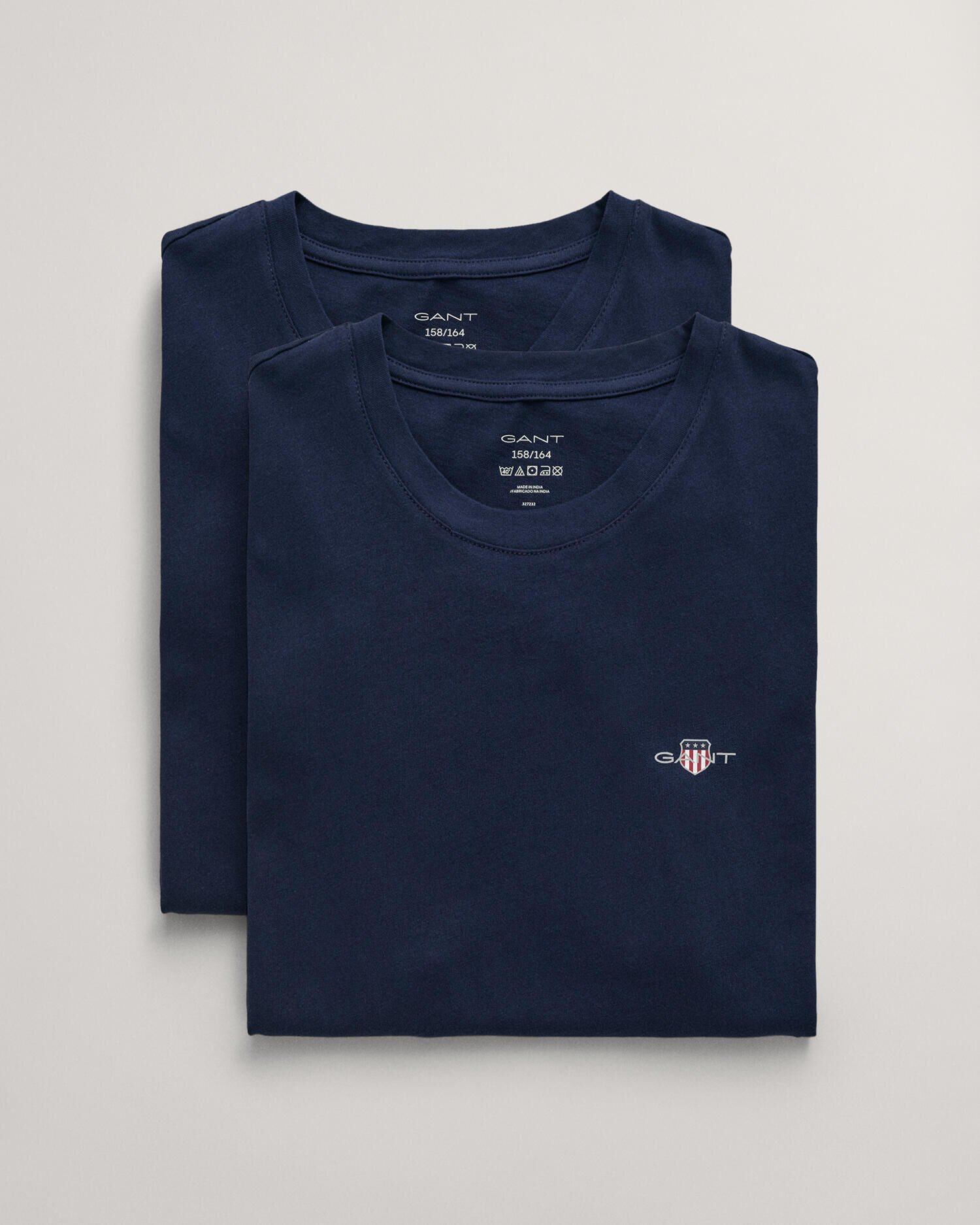 Lot de 2 t-shirts col rond Ado