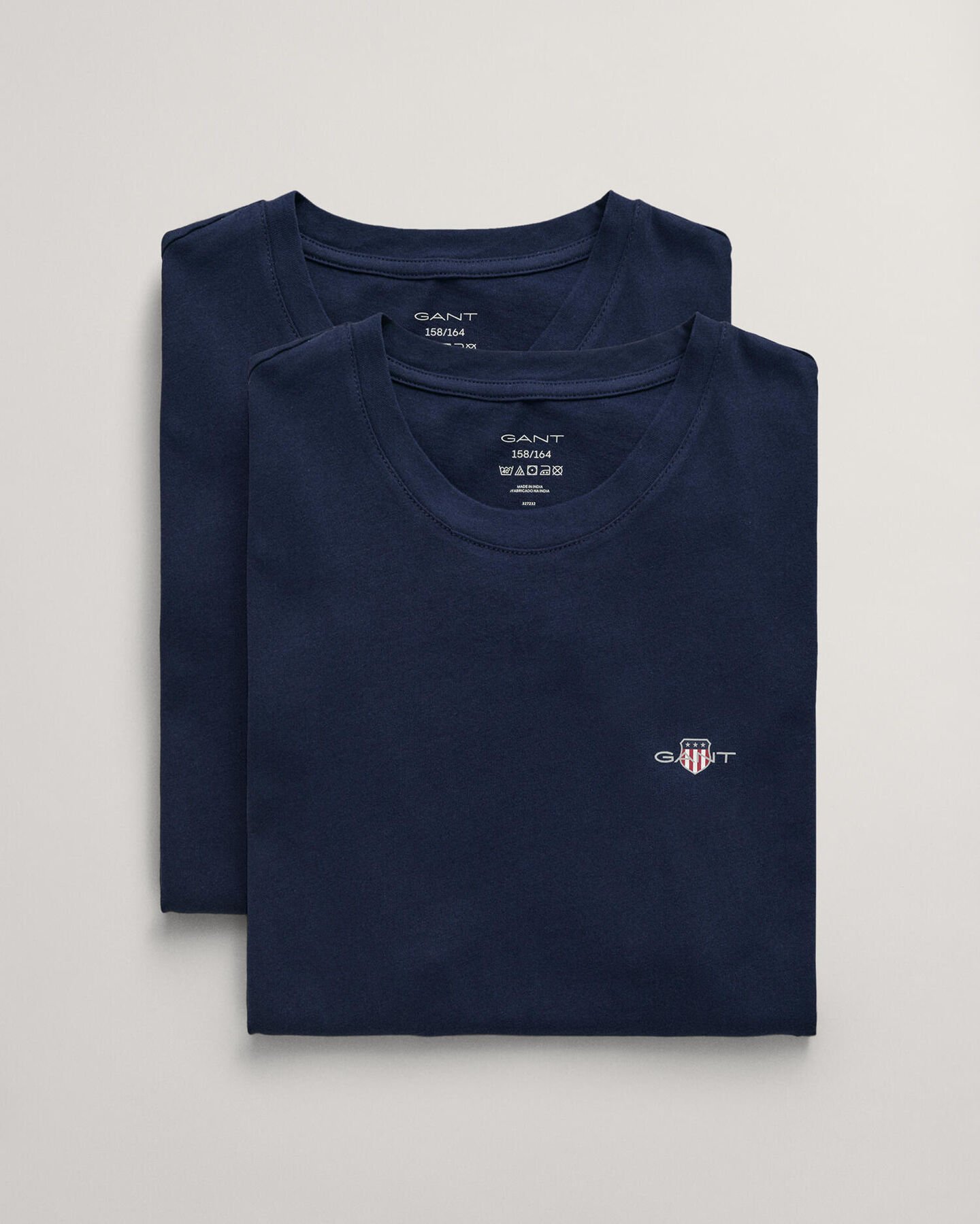 Lot de 2 t-shirts col rond Ado