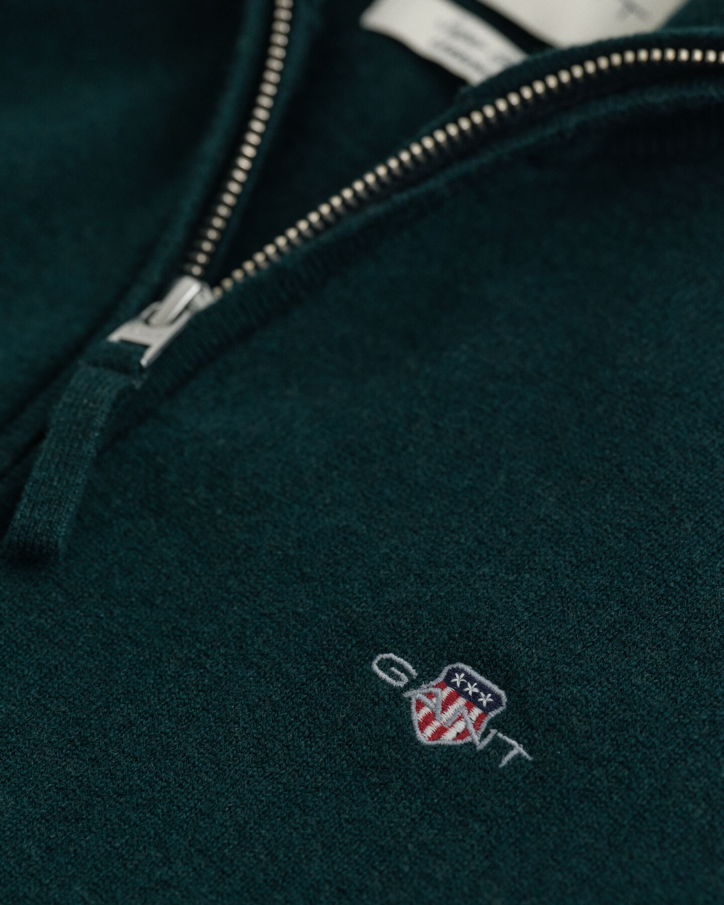 Cardigan zippé en laine d'agneau ultra-fine