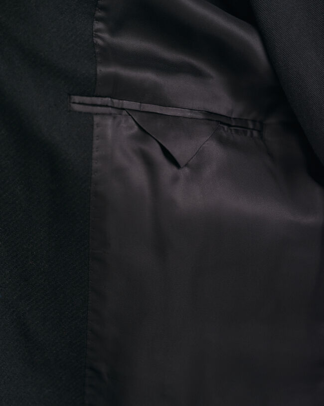 Pardessus ajusté en laine classique