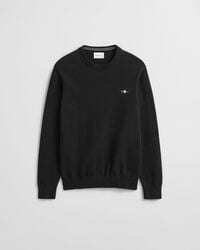 Pull col rond en coton classique
