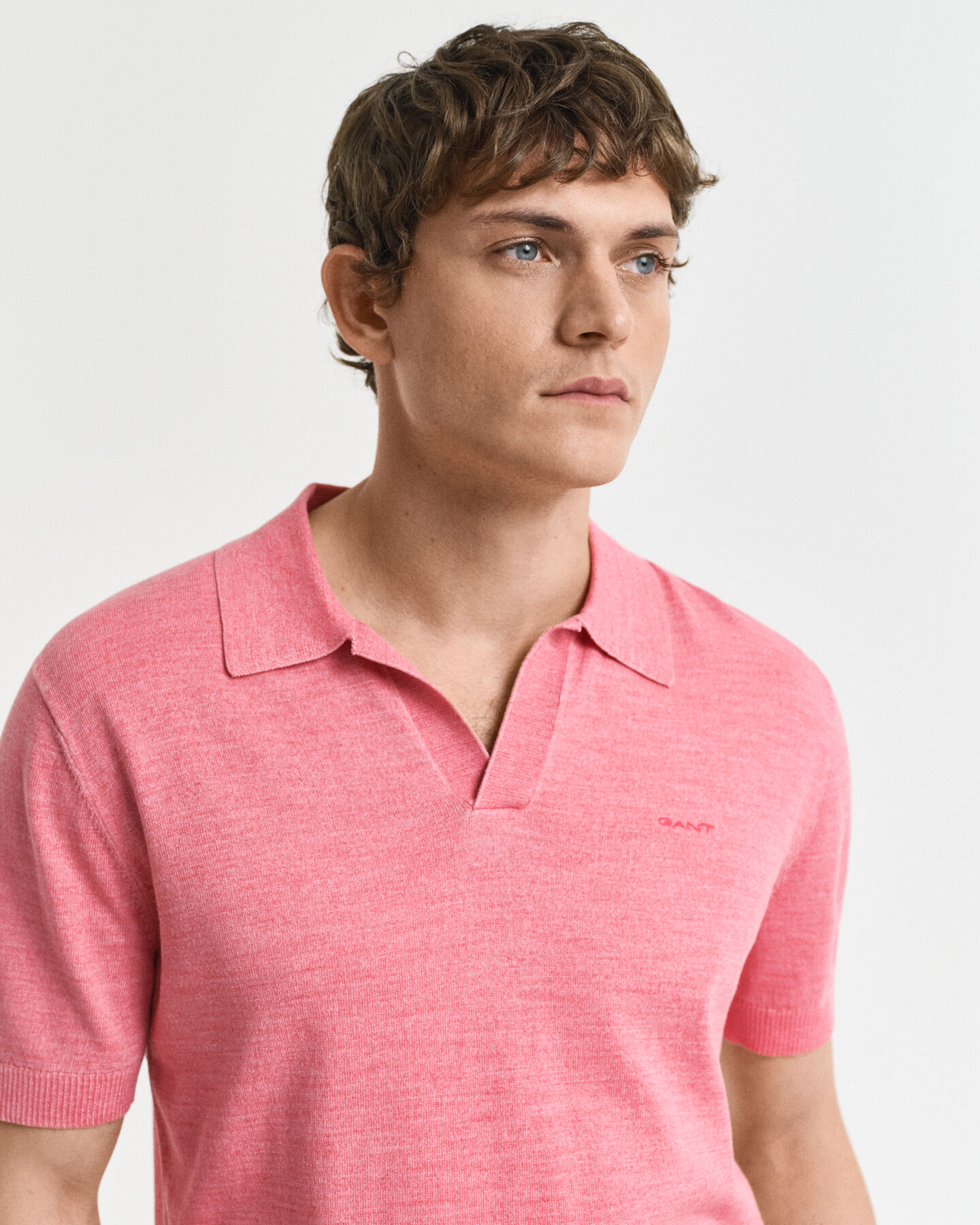 Pull façon polo à manches courtes Sunfaded