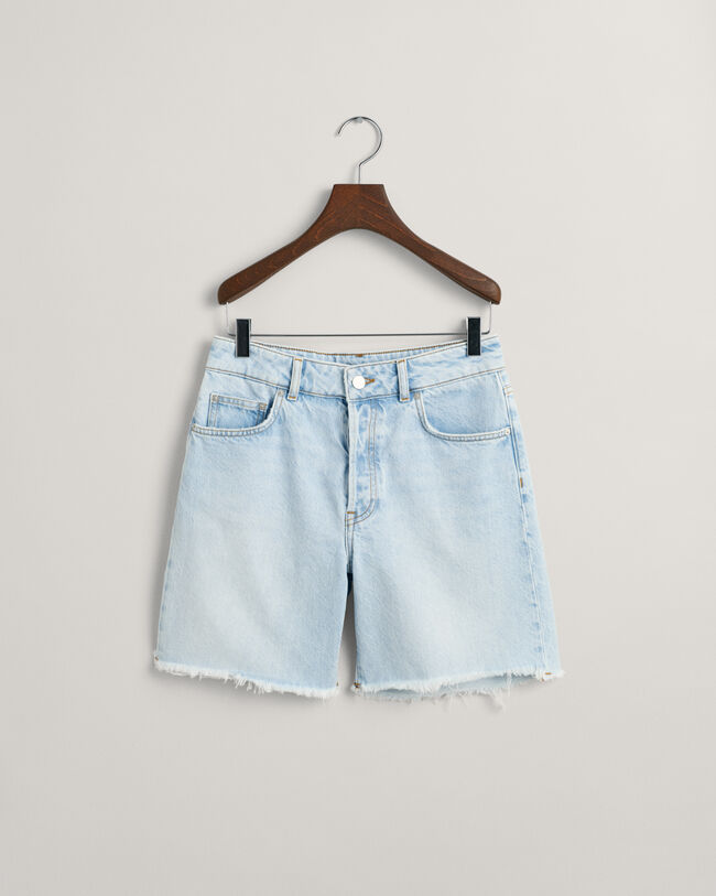 Short regular fit mi-long en denim