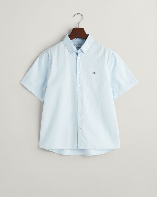 Chemise en coton Oxford &agrave; manches courtes Teens