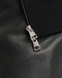 Cardigan zippé en coton Textured