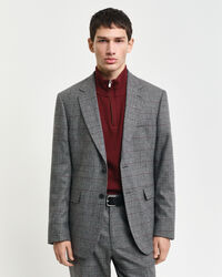 Veste blazer de costume à carreaux