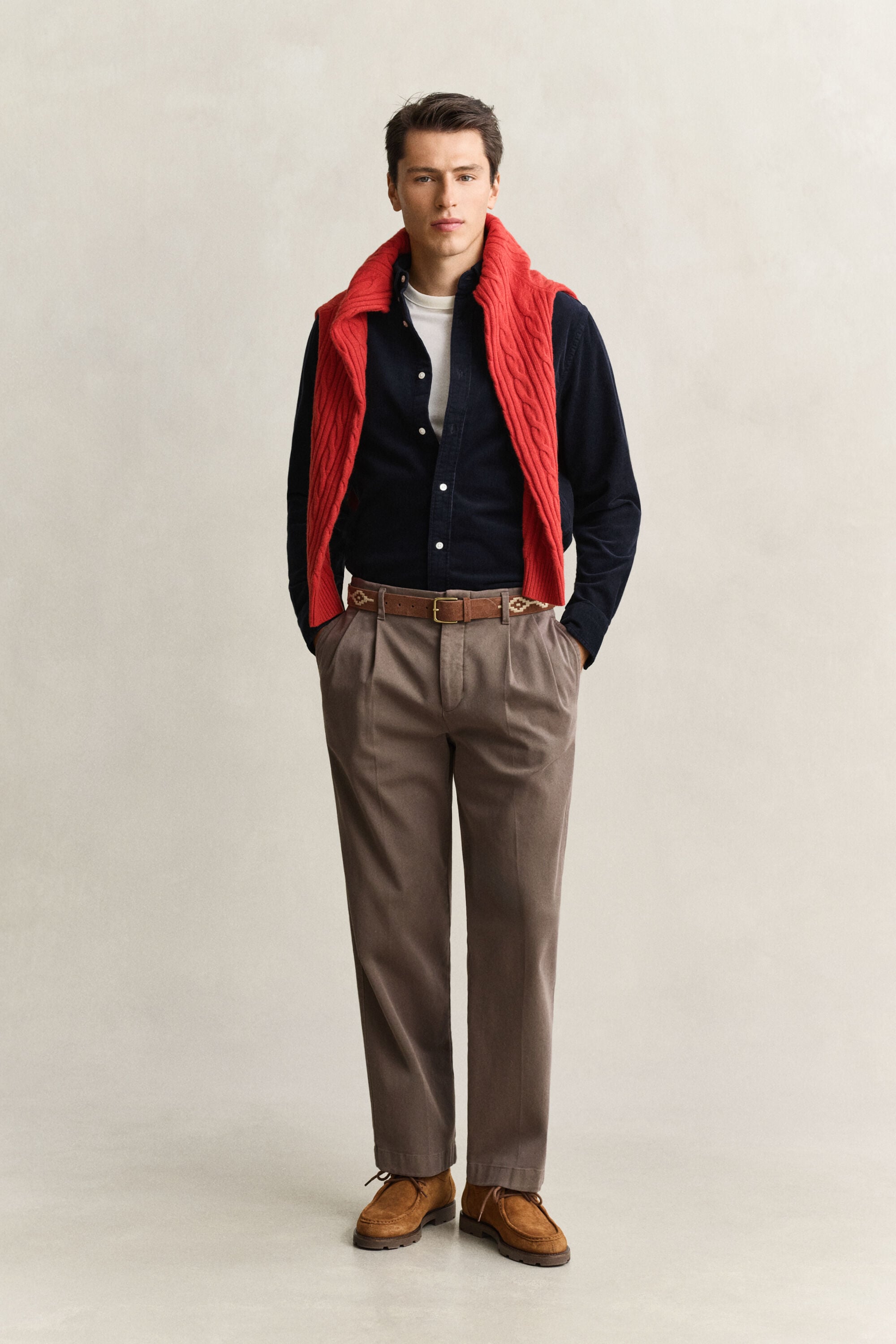 Chemise en velours côtelé