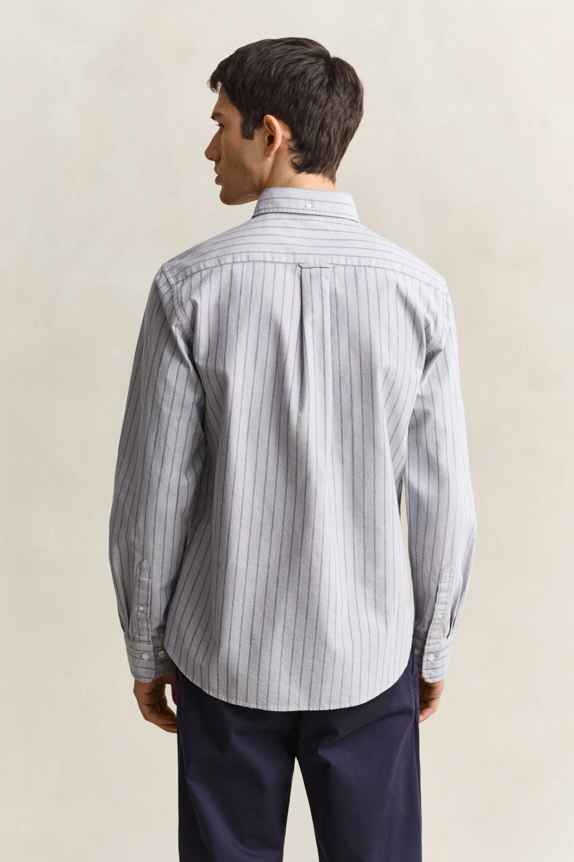 Chemise en coton Oxford classique à rayures