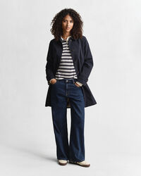 Polo ray&eacute; &agrave; manches longues