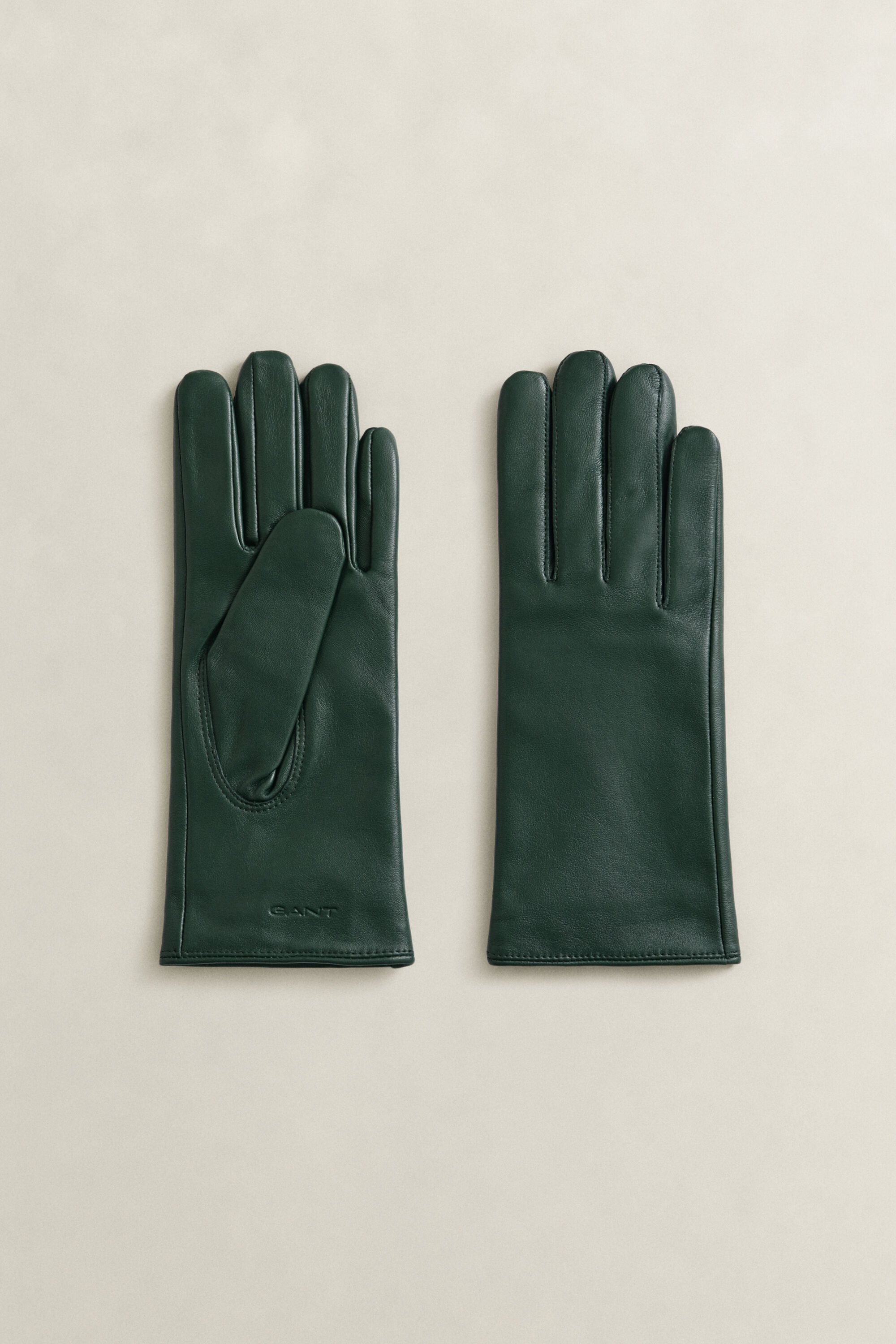 Gants en cuir doublé de cachemire