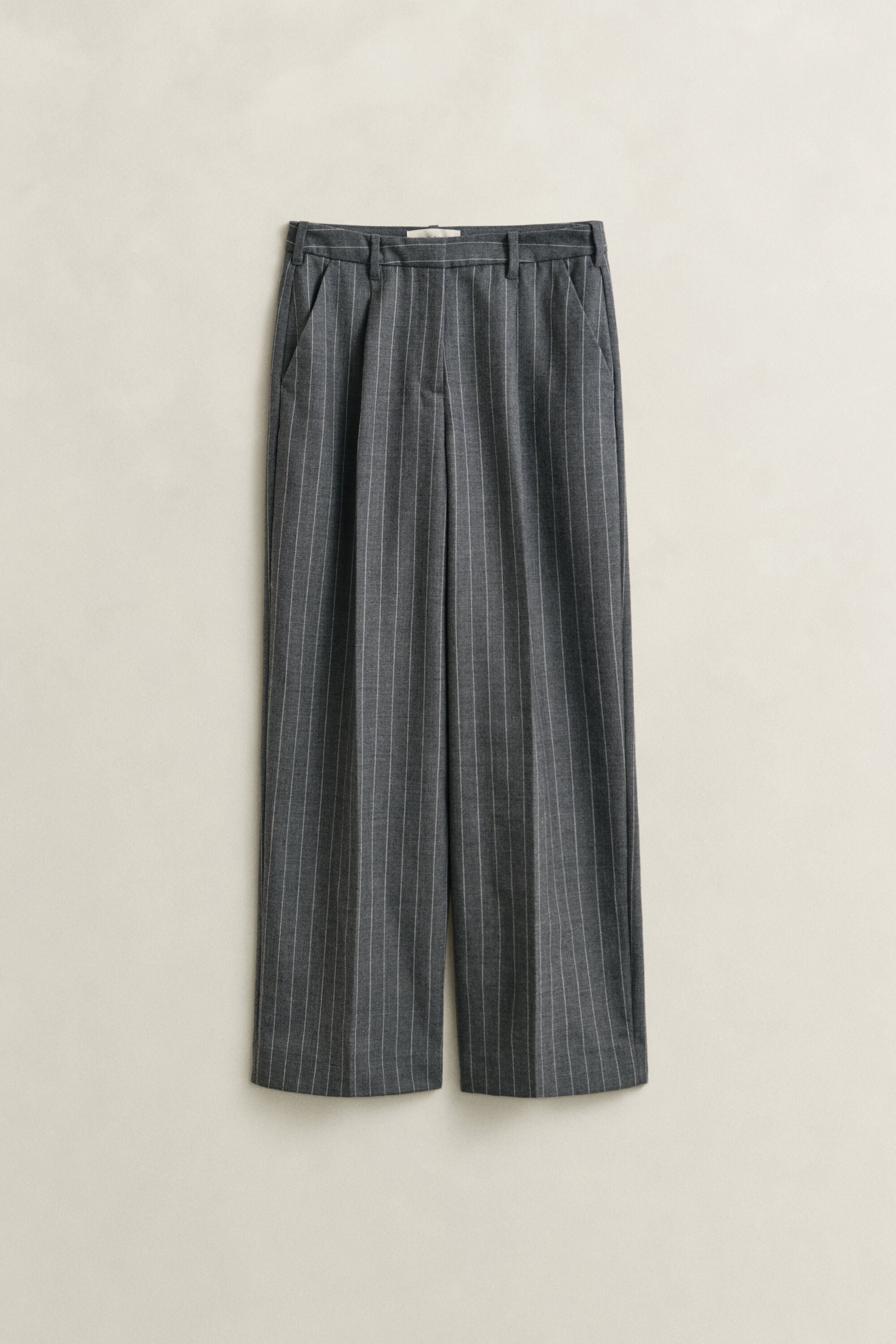 Pantalon en laine à rayures tennis