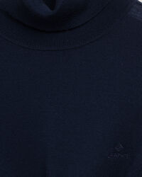 Pull col roul&eacute; en laine m&eacute;rinos lavable en machine