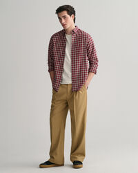 Chemise regular fit en flanelle à motif écossais