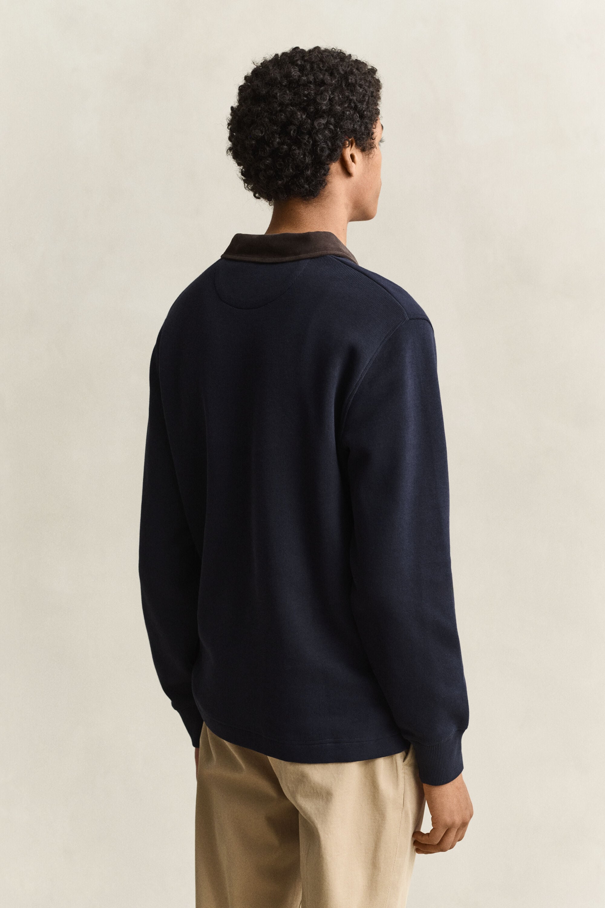 Polo Rugger à demi-zip