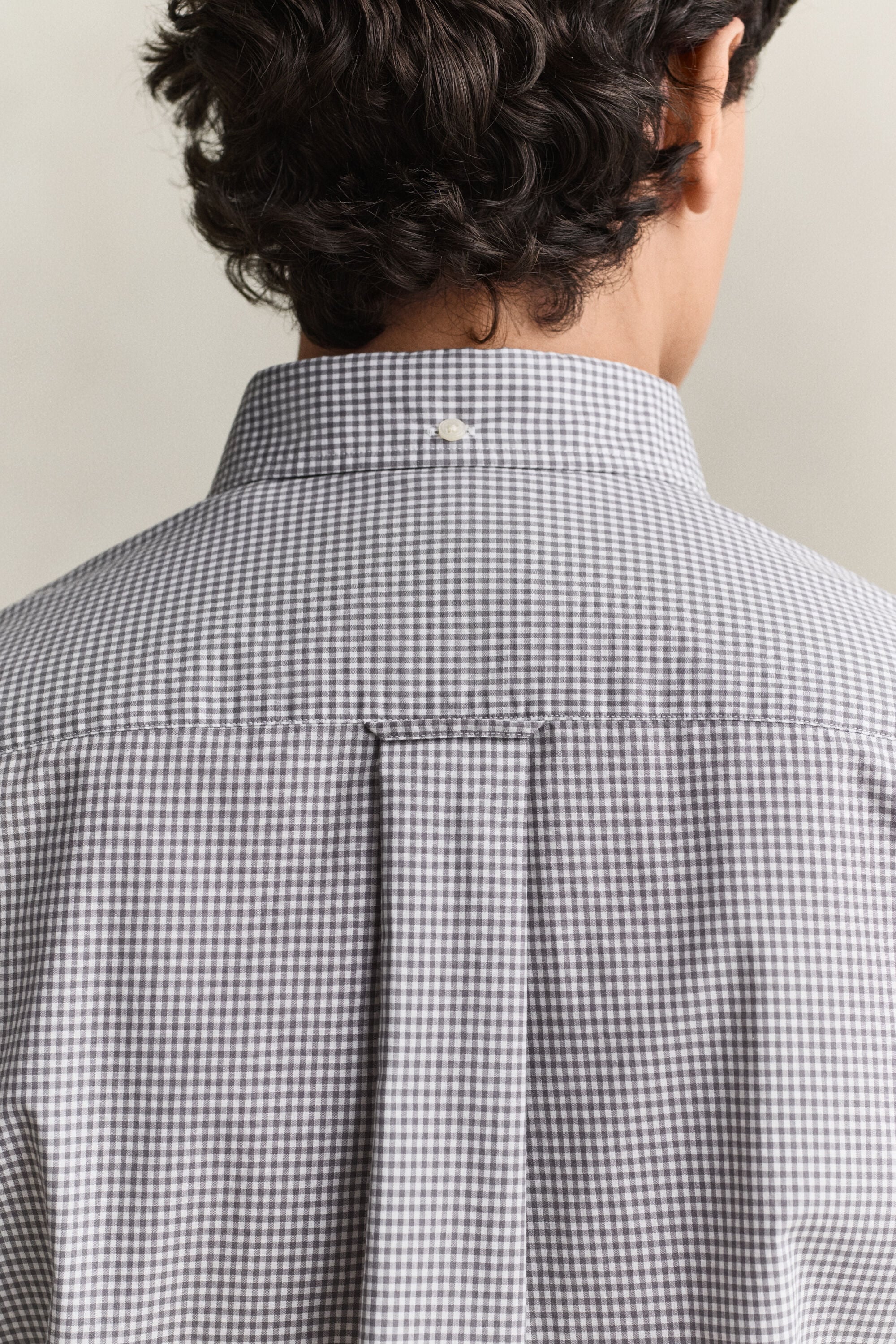 Chemise vichy en popeline classique