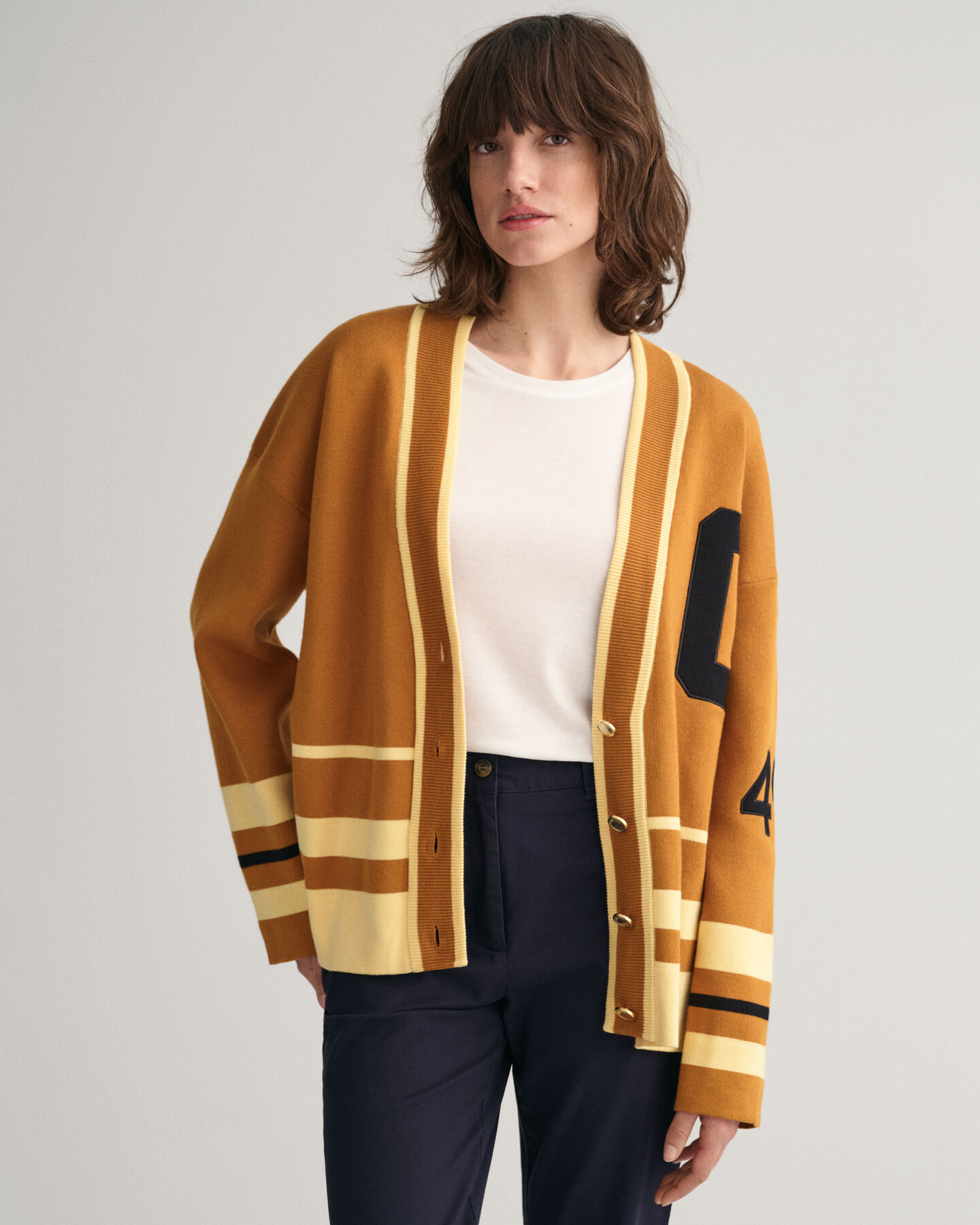 Cardigan col V GANT Varsity