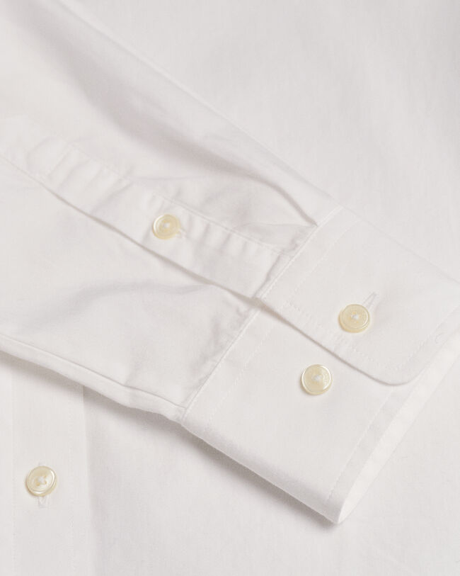 Chemise regular fit en popeline de coton