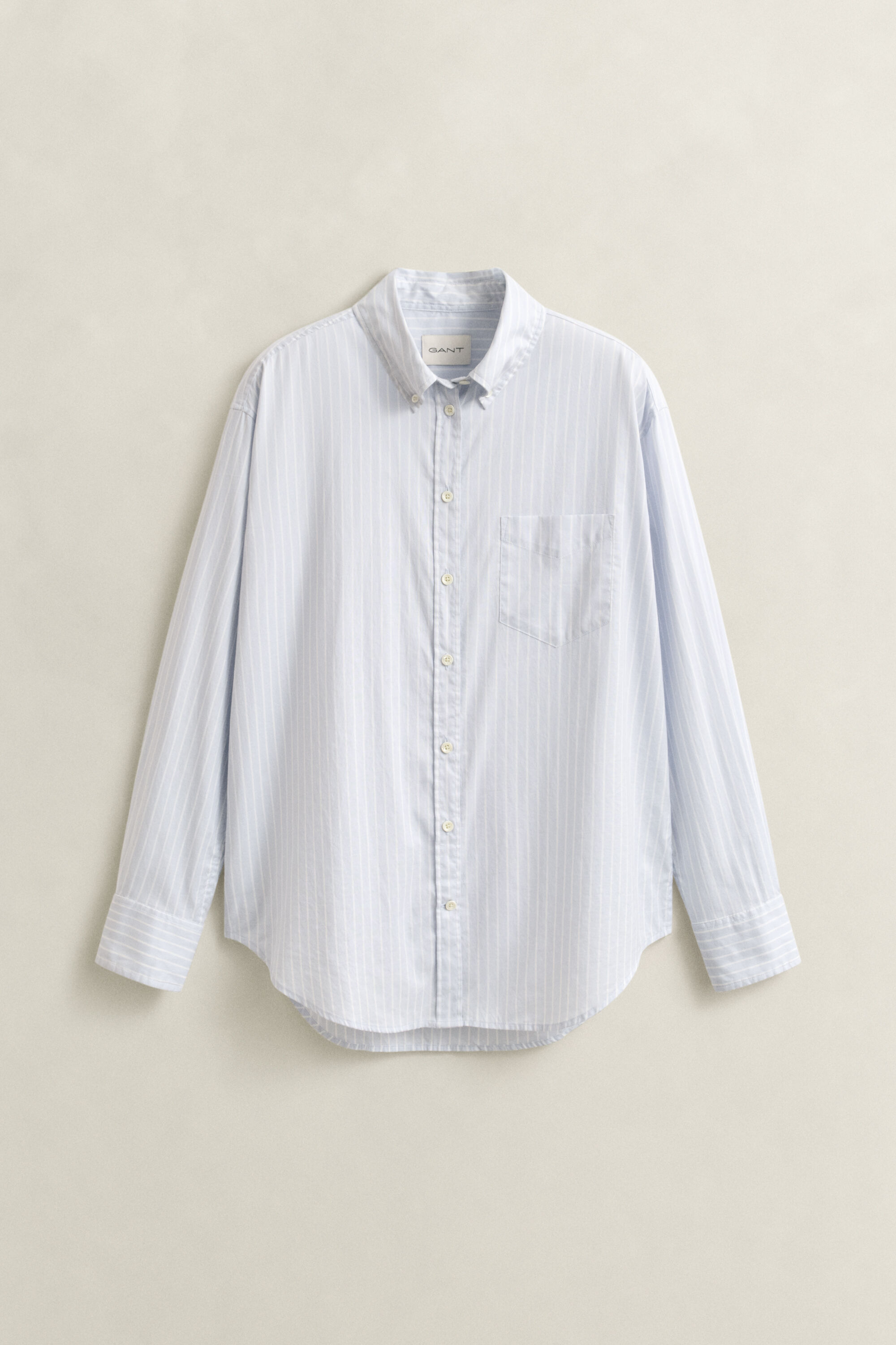 Chemise en coton Oxford à rayures Luxury