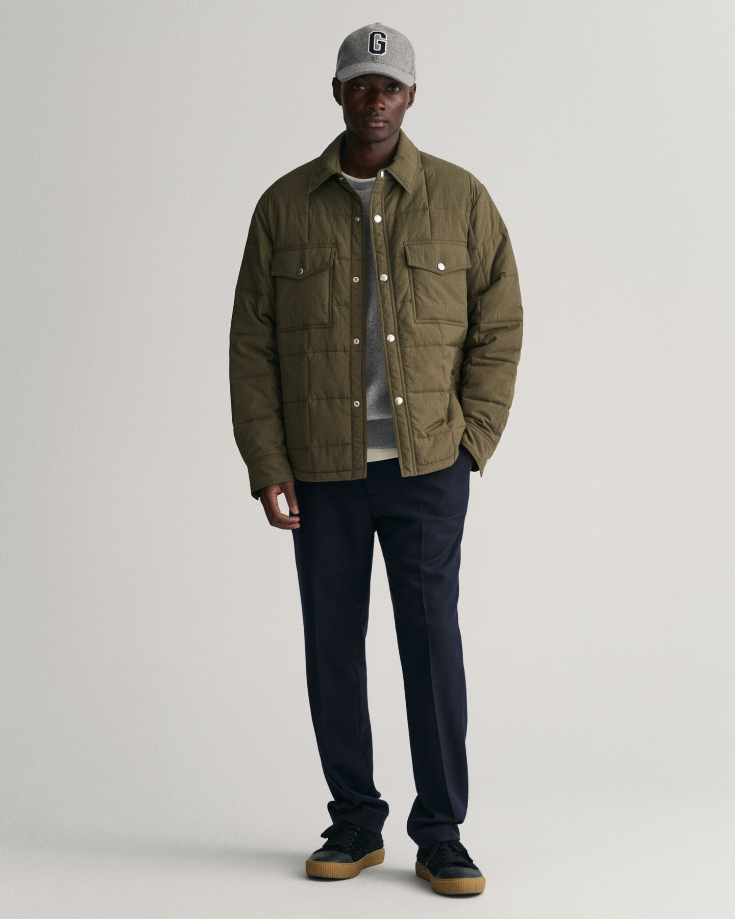 Veste-chemise matelassée