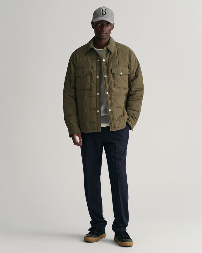 Veste-chemise matelassée