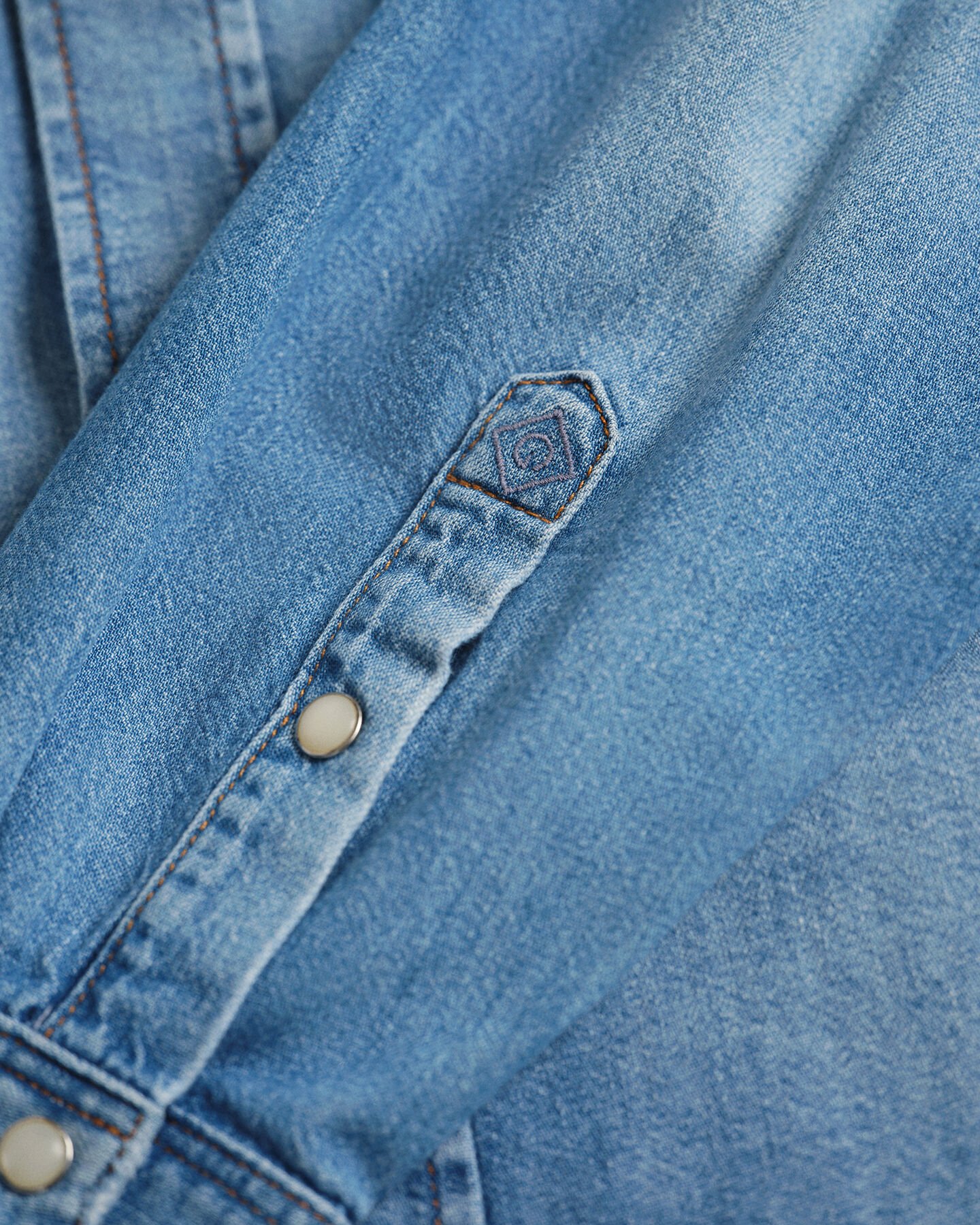 Chemise relaxed fit en denim Western Wrangler x GANT