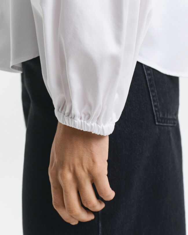 Chemisier en satin de coton