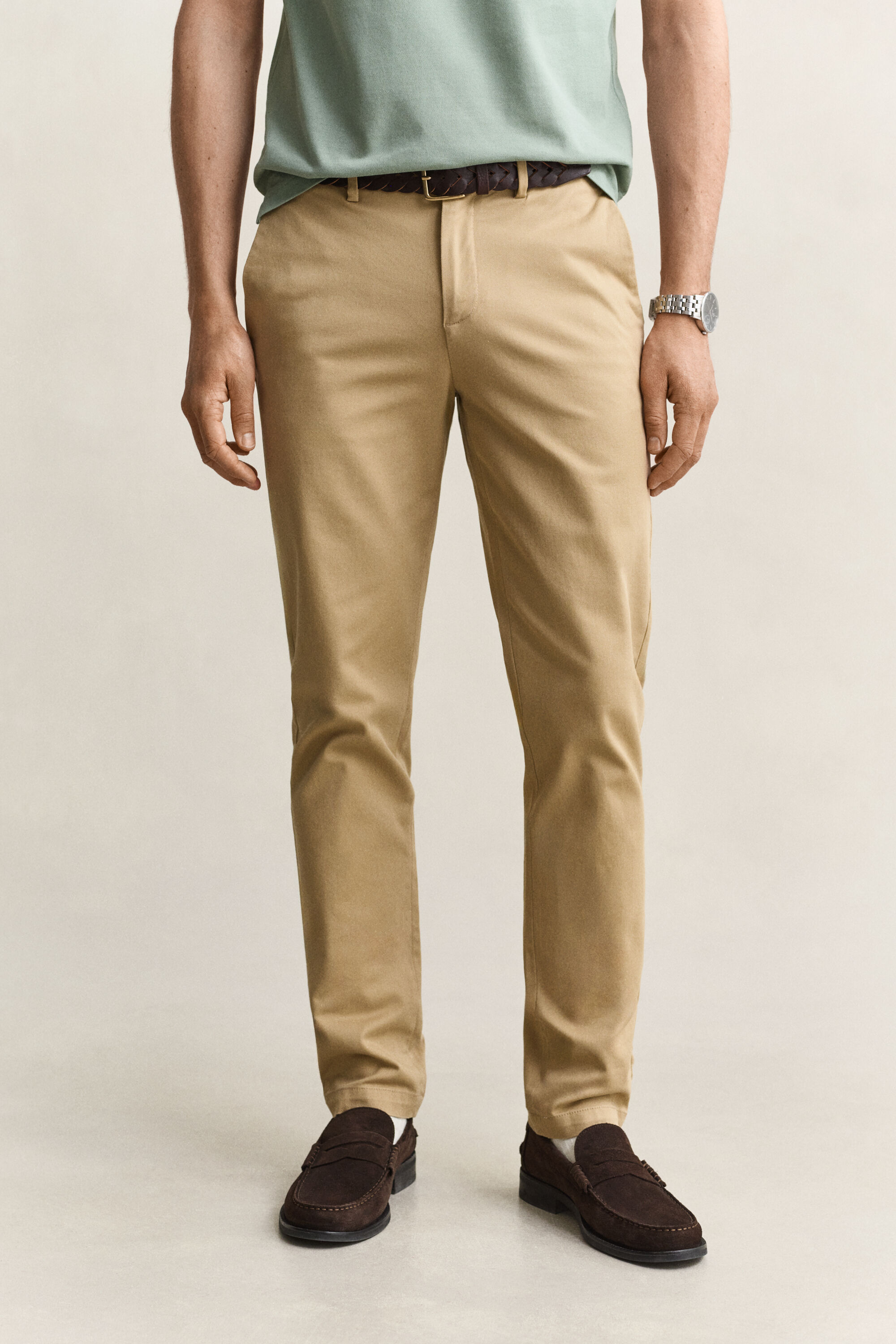 Pantalon chino élégant coupe slim