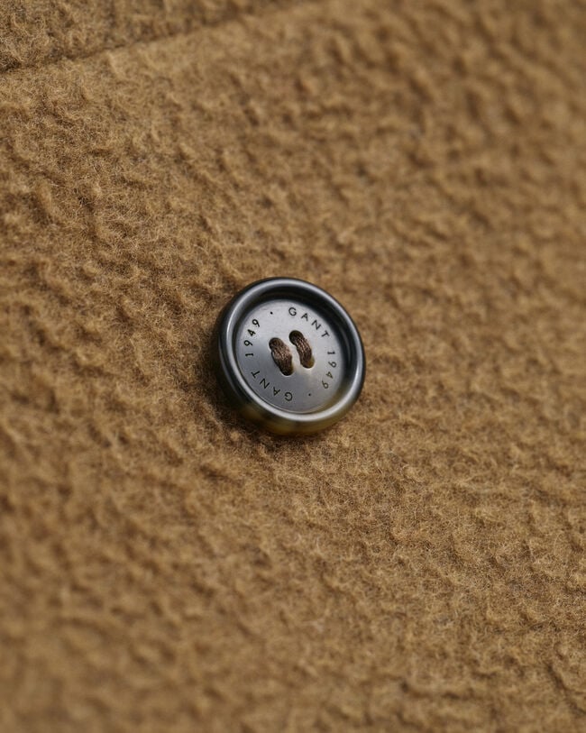 Manteau à boutonnage croisé en laine