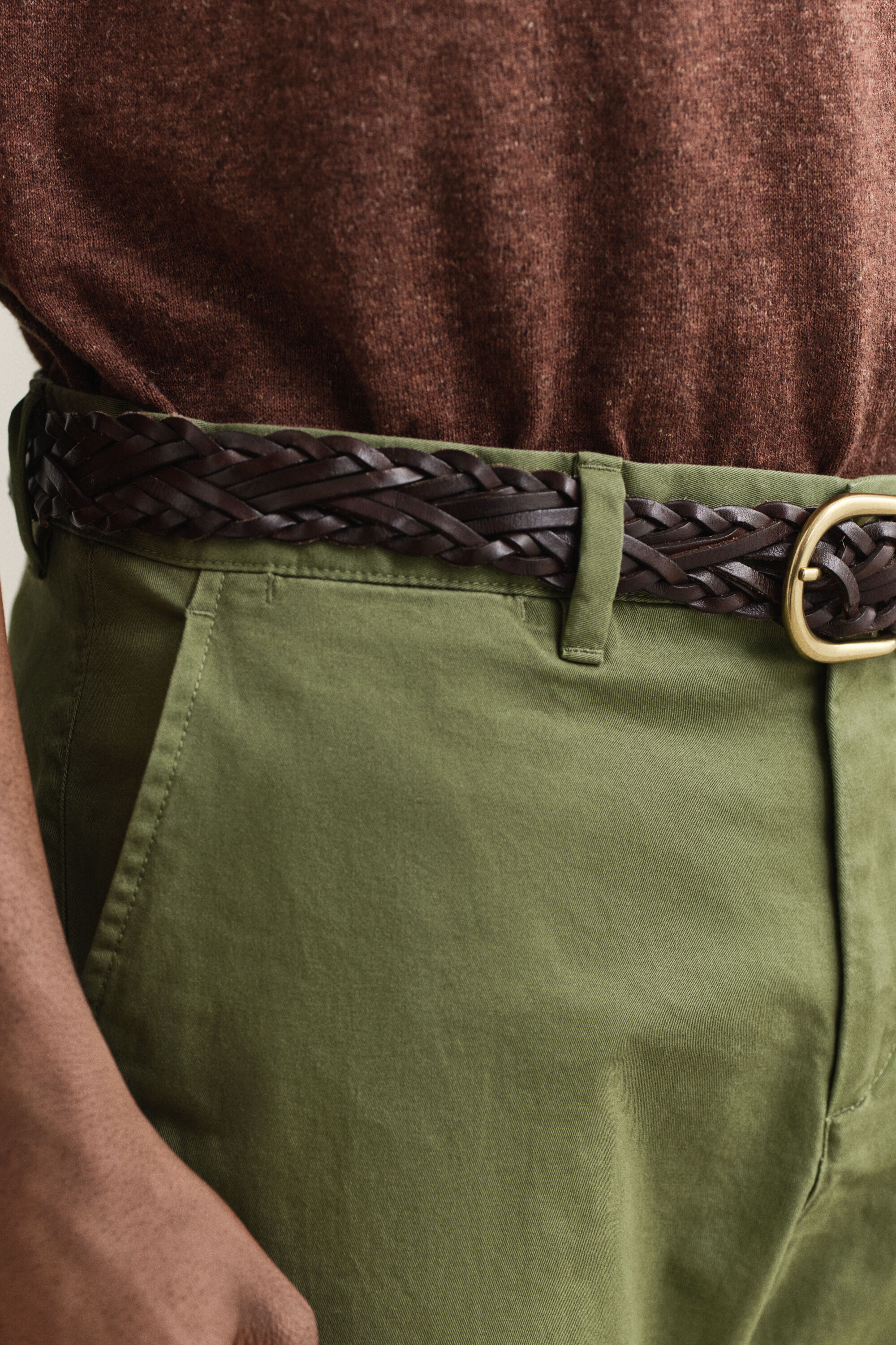 Pantalon chino classique coupe regular