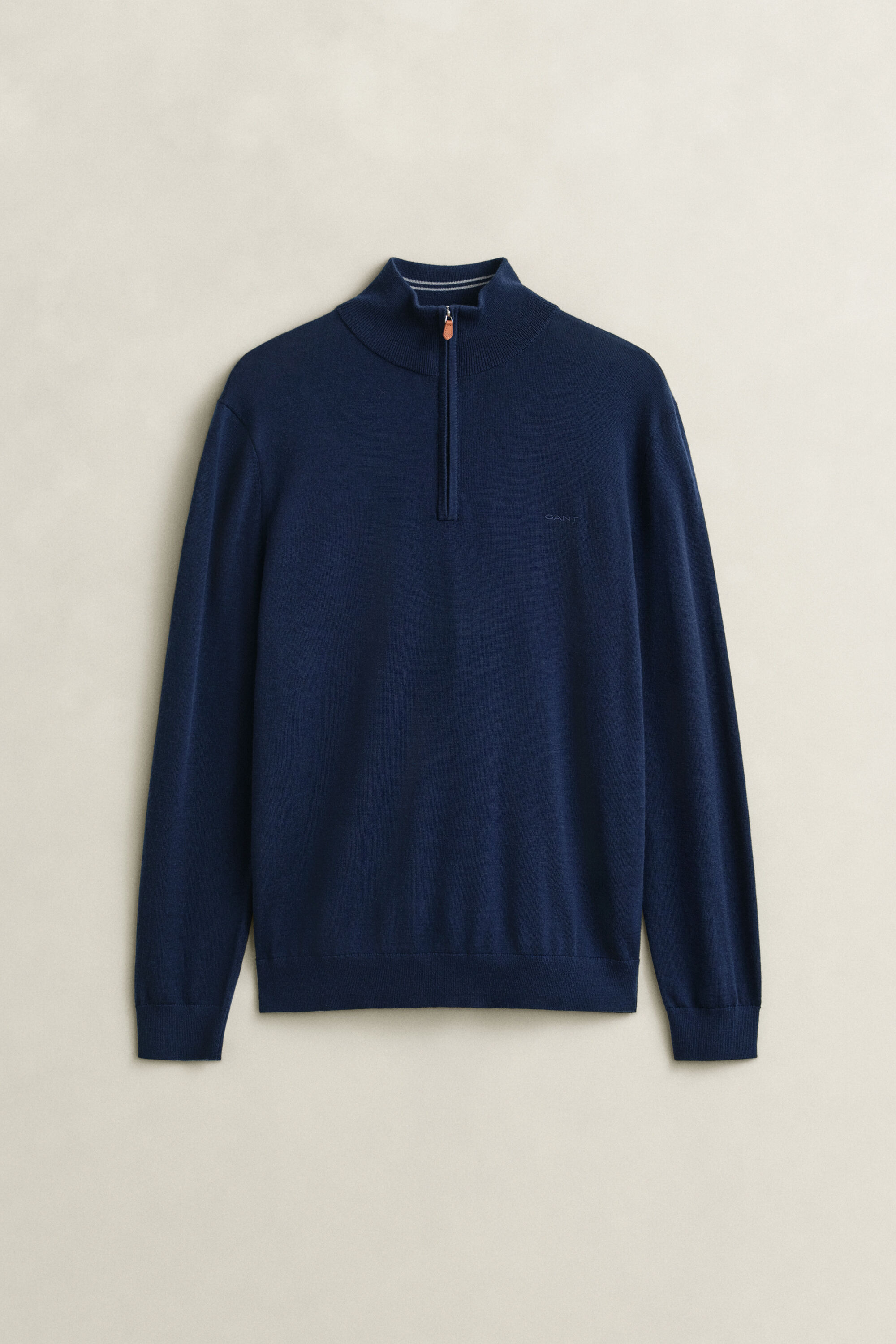 Pull à demi-zip en laine mérinos