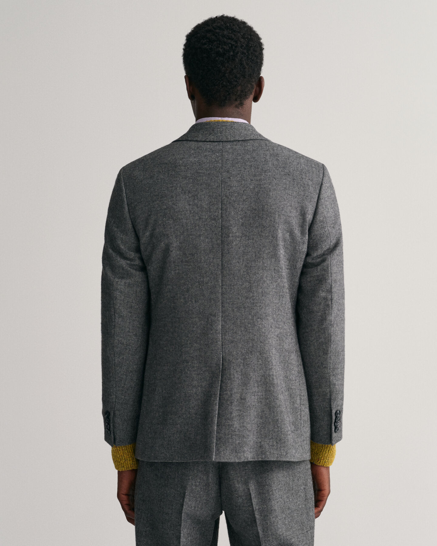 Veste blazer de costume à chevrons