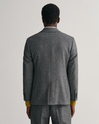 Veste blazer de costume à chevrons