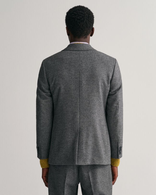 Veste blazer de costume à chevrons