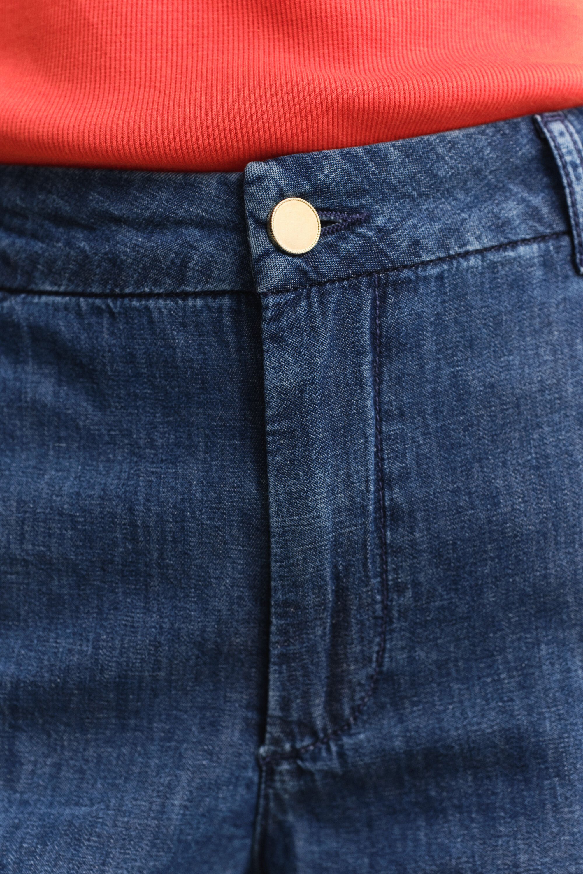 Jean en coton et lin