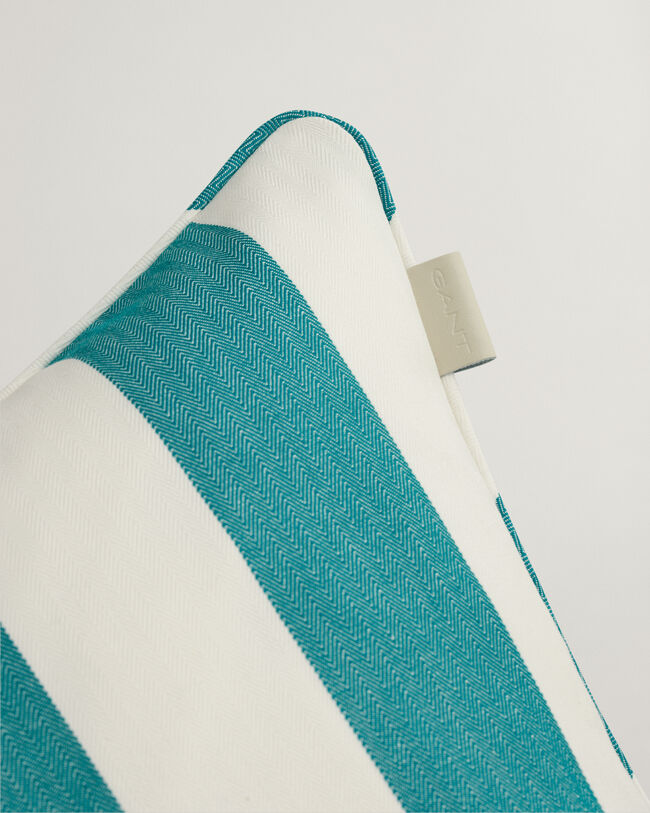 Housse de coussin à rayures Archive Shield