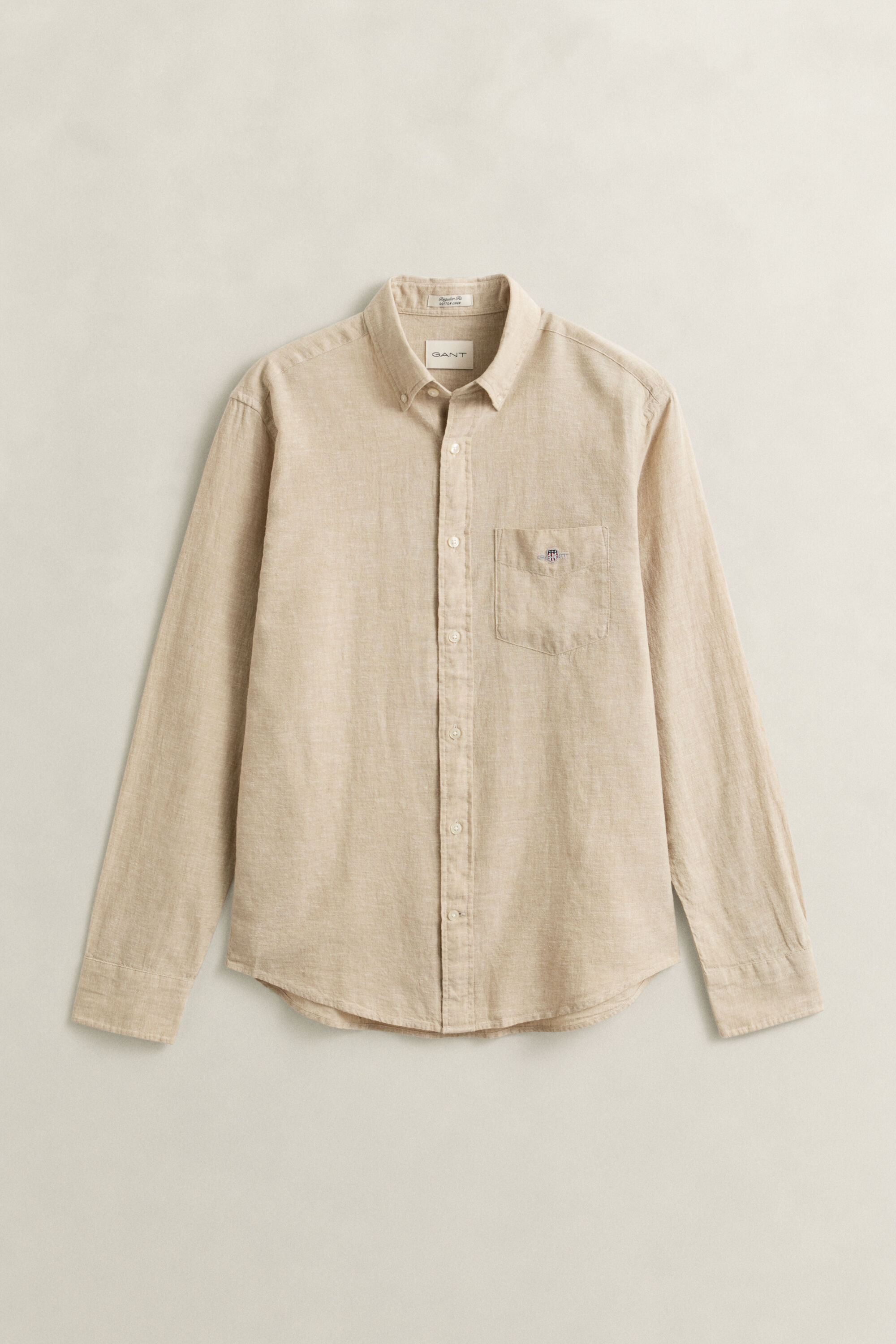 Chemise en lin mélangé