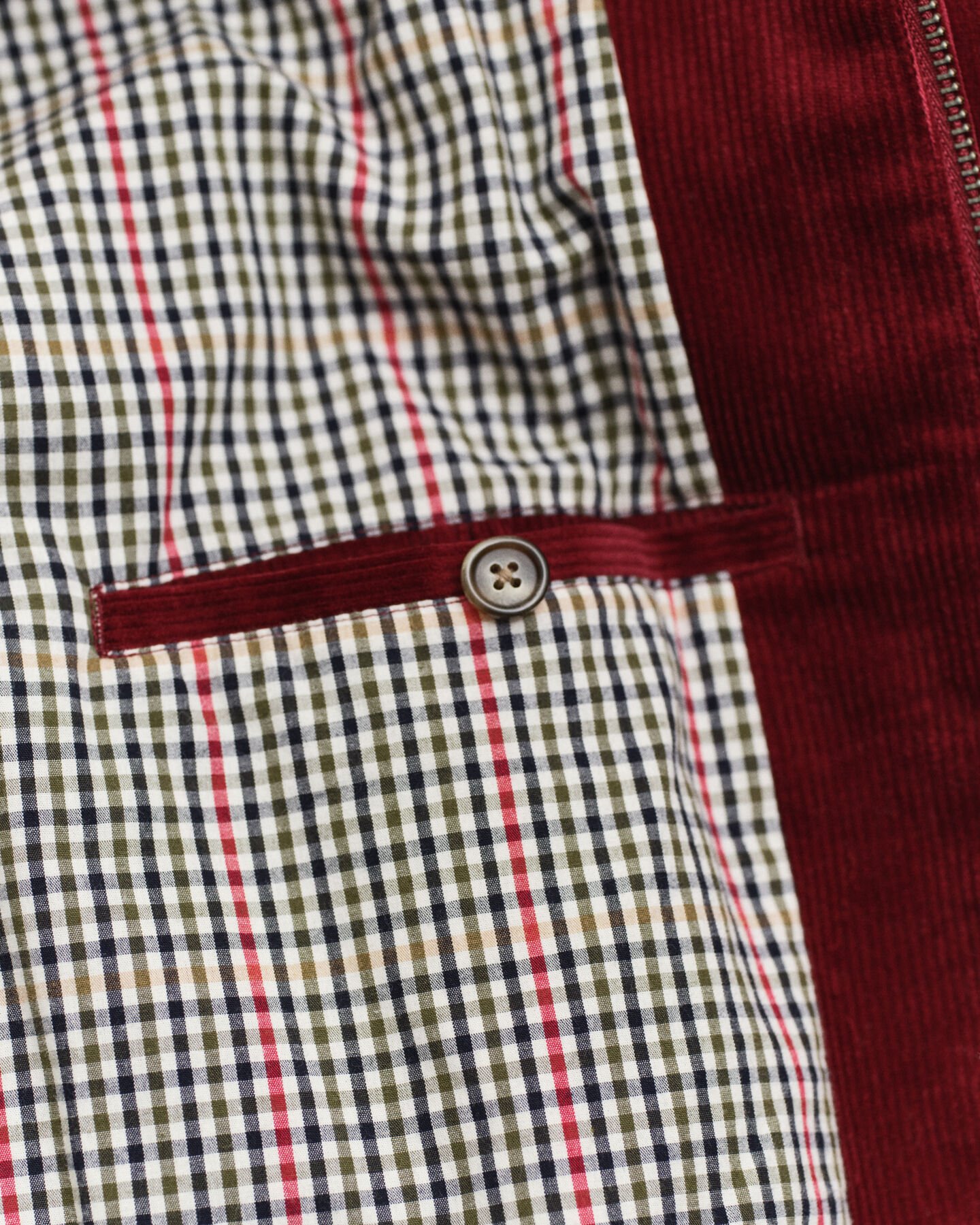 Veste en velours côtelé Harrington