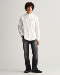 Chemise regular fit en coton Oxford