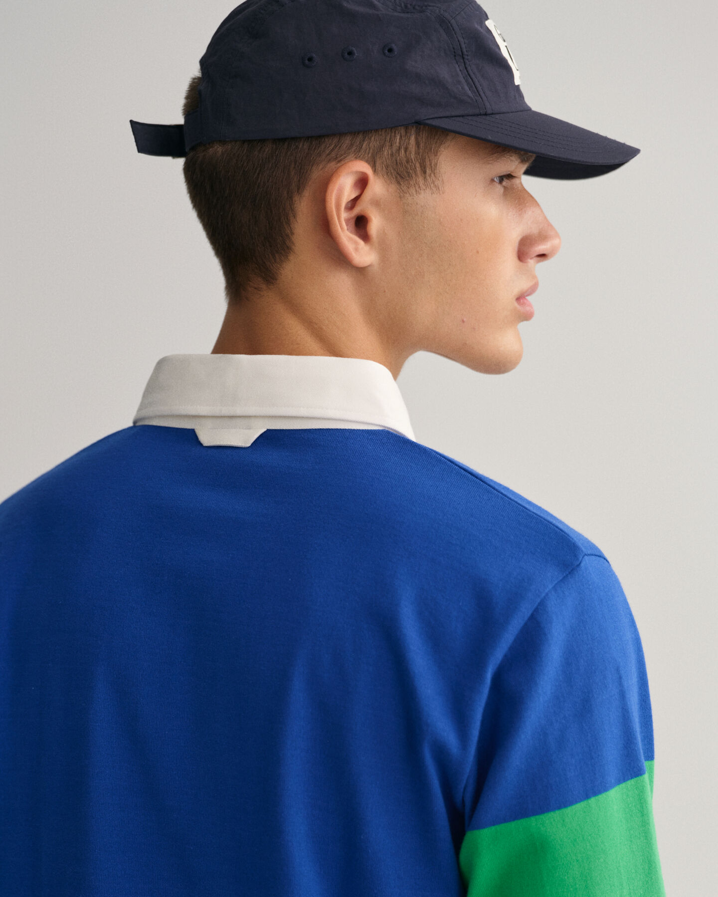 Polo Rugger en colour-block