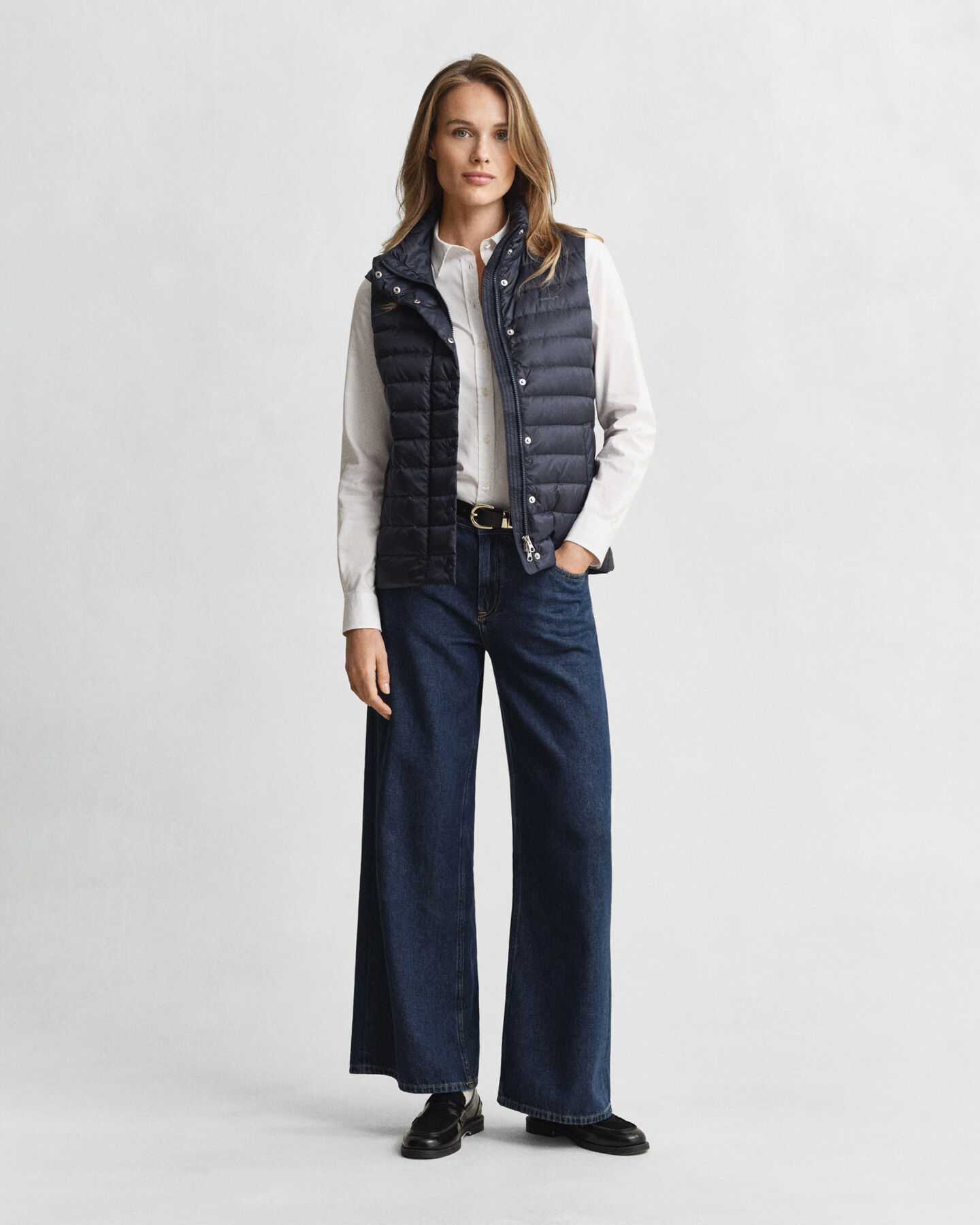 Doudoune sans manches légère en duvet