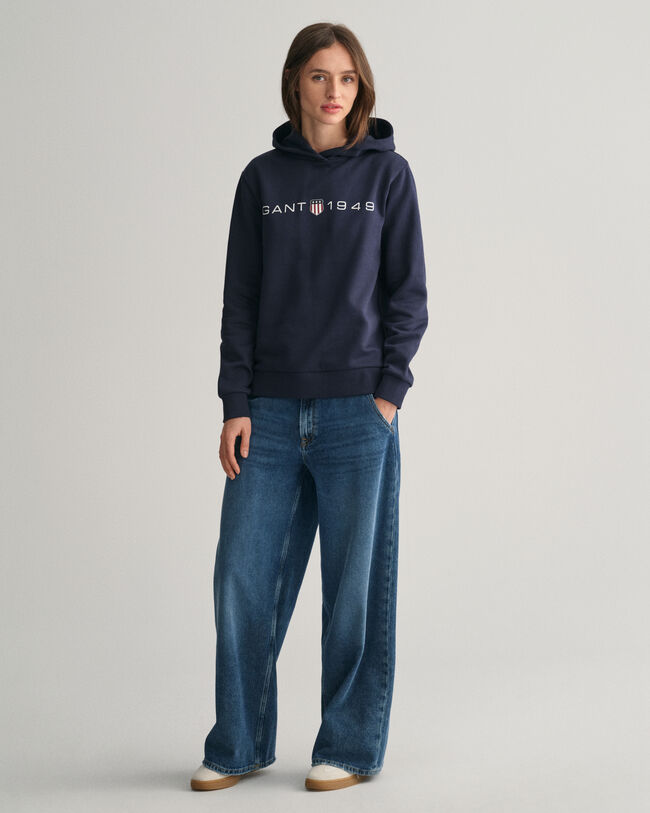 Sweat à capuche imprimé Archive Shield