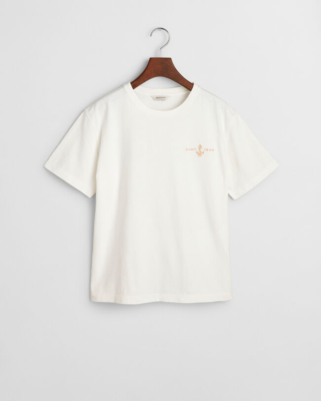 T-shirt brod&eacute; Anchor