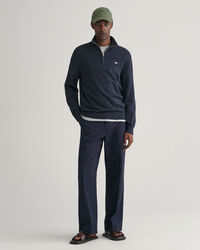 Pull &agrave; demi-zip Cotton Flamme