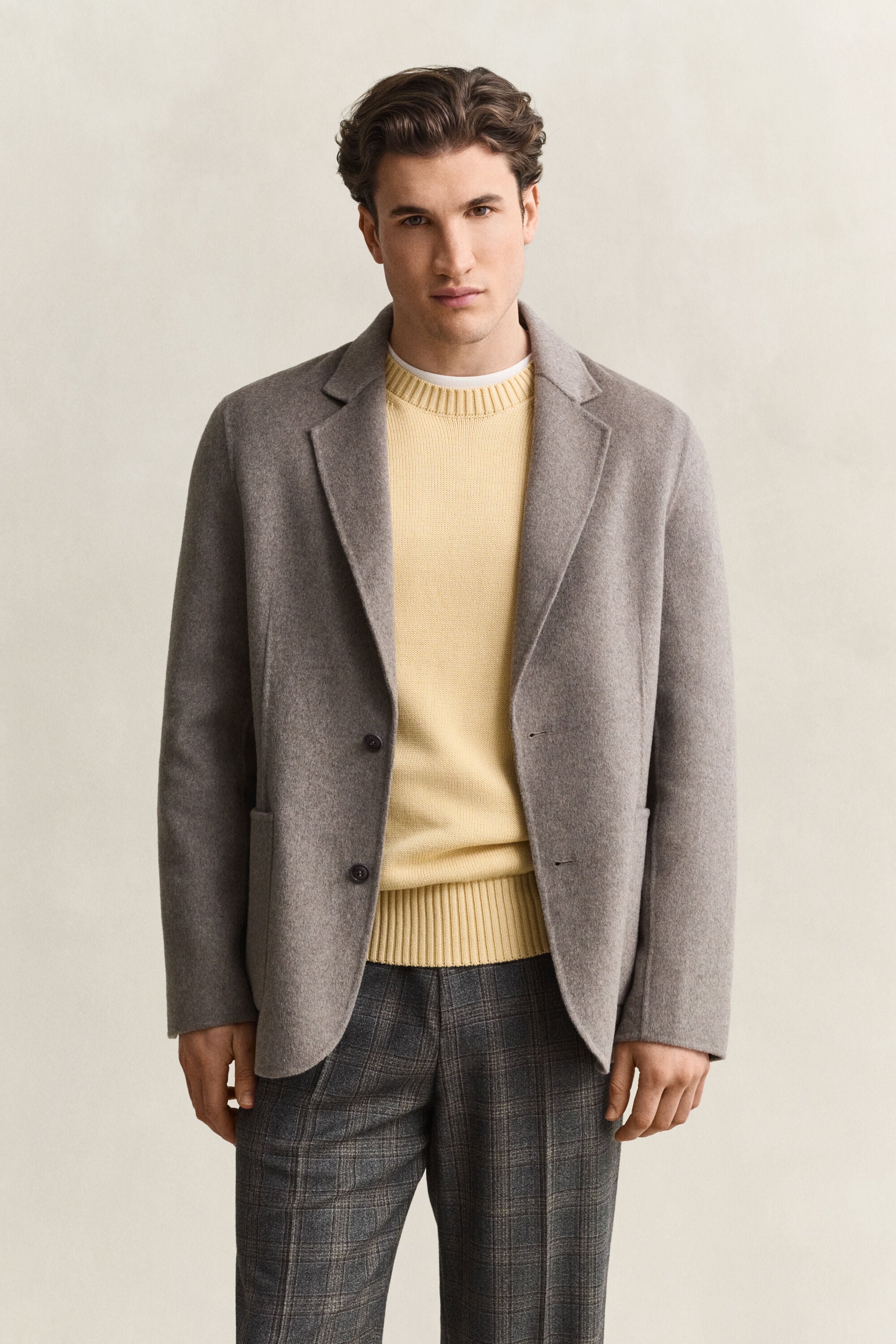 Veste blazer cousue main