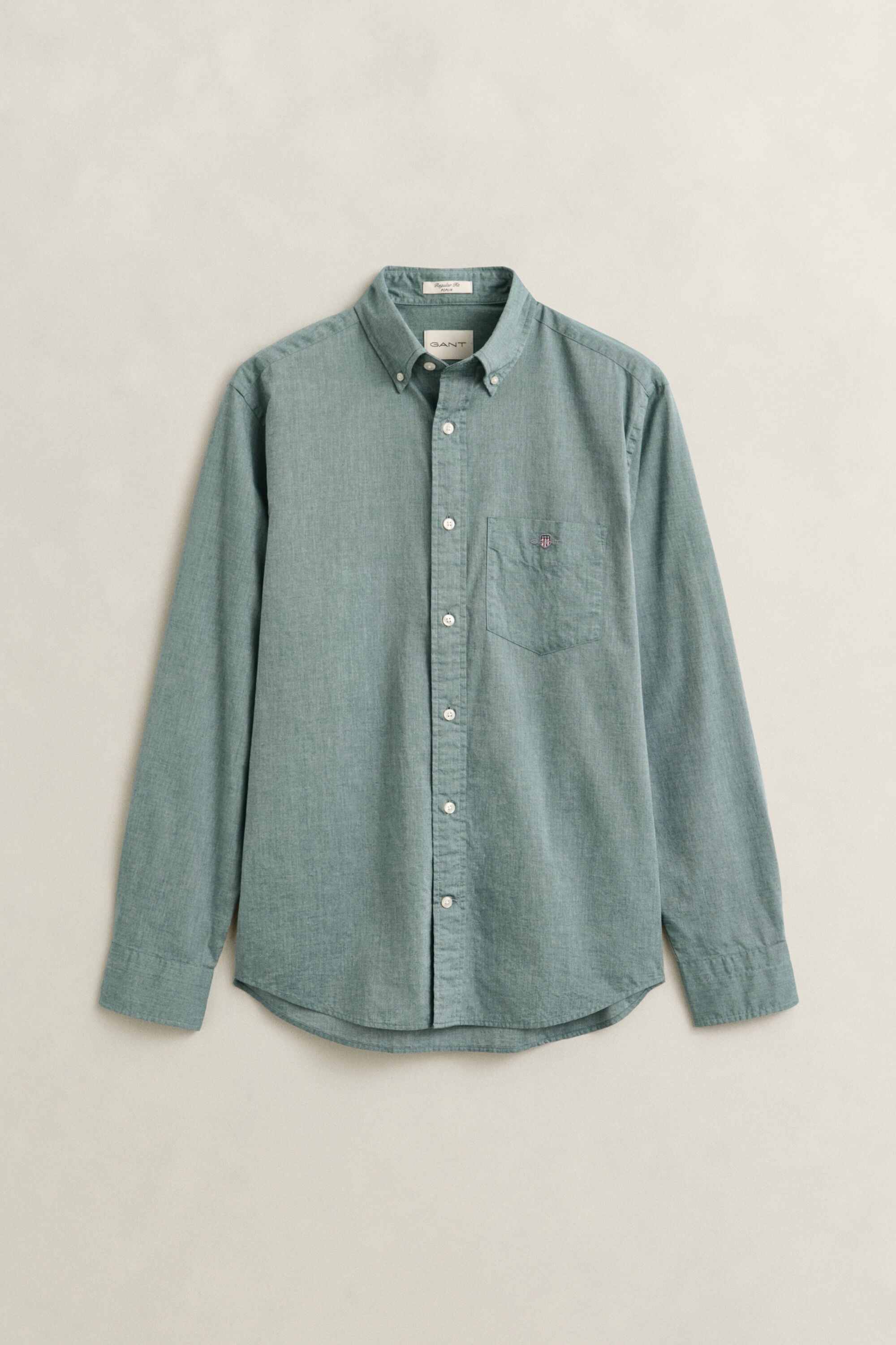 Chemise regular classique en popeline