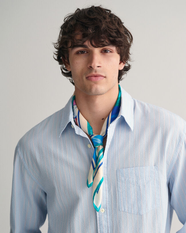 Foulard en soie Scenery Print